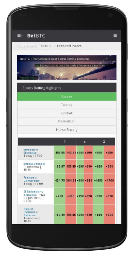 BetBTC – биржа ставок с криптовалютой