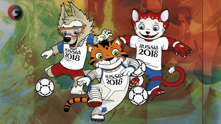 Символ Чемпионата Мира – Волк Забивака на Мундиале