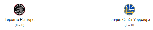Прогноз на матч: «Торонто Рэпторс» — «Голден Стэйт», 31.05.19